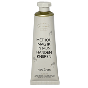 My Flame Handcreme Met jou mag ik in mijn handen knijpen