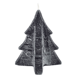 Kaars Kerstboom Klein Zwart