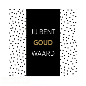 Liv'n taste Chocoladewens Jij bent goud waard