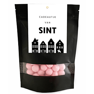 Toffeeballen Cadeautje van Sint; smaak aardbei