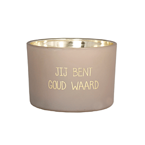 My Flame kaars Jij bent goud waard