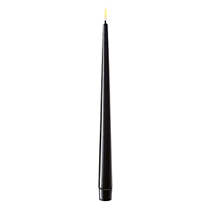 Led Shiny Dinner Candle Black