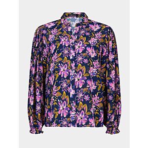 Ydence Blouse Alyssa Navy Flower