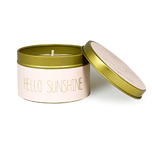 My flame blikje Hello Sunshine